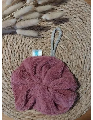 Fleur de douche bambou vieux rose