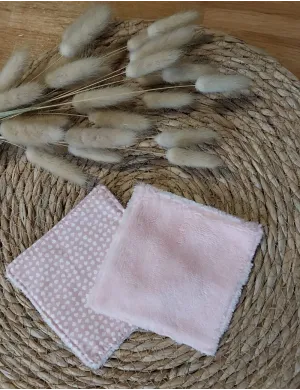 Lingette petit coeur blanc