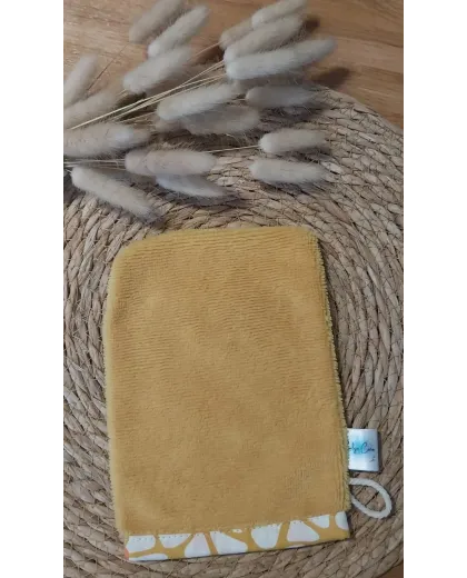 Gant démaquillant Jaune