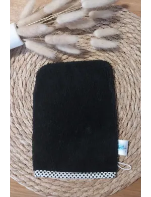 Gant démaquillant noir