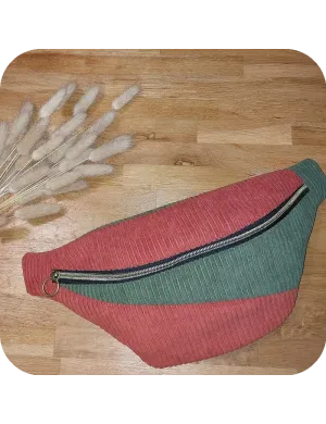 sac banane bicolore