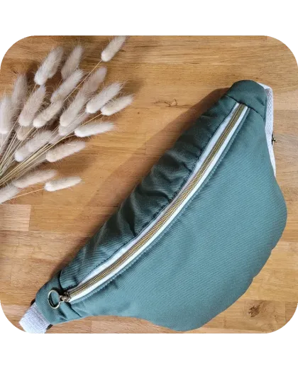 Sac banane vert kaki