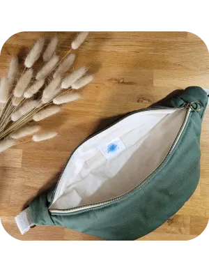 Sac banane vert kaki