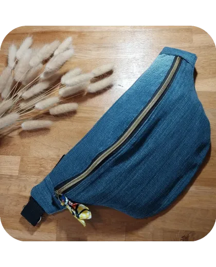 Sac banane en jeans