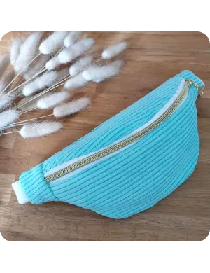 Sac banane enfant vert menthe
