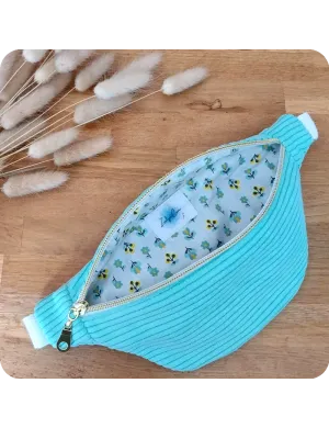 Sac banane enfant vert menthe